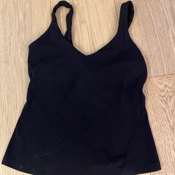 Align tank top light support a/b cup size 4 black - Picture 1 of 3